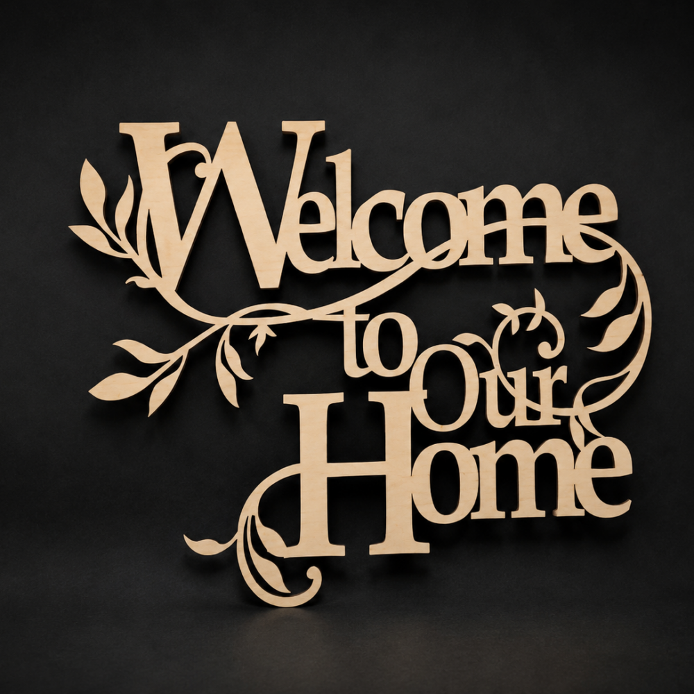 Welcome to Our Home Sign